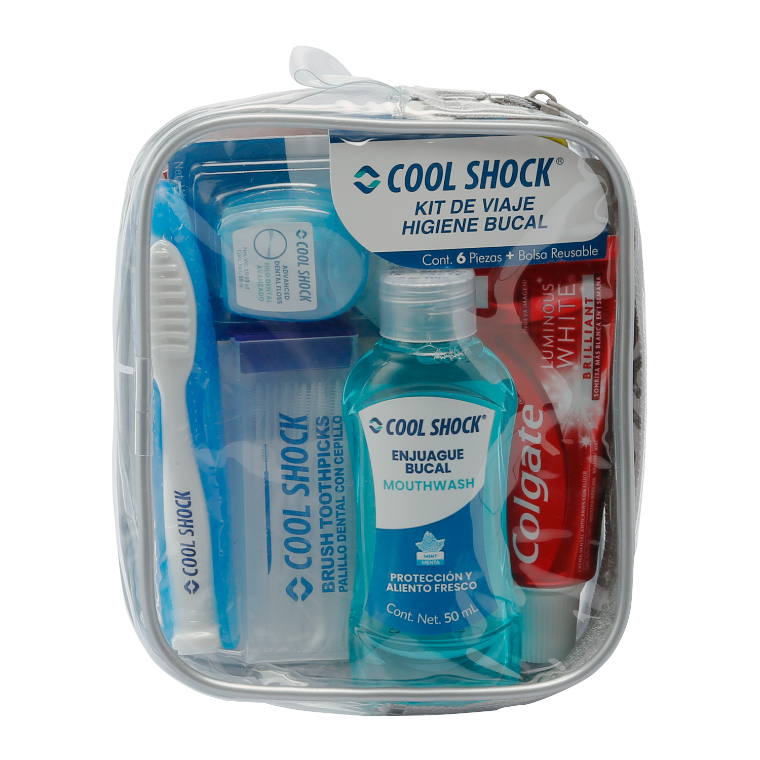 Cool Shock Kit Higiene Bucal 6 pz