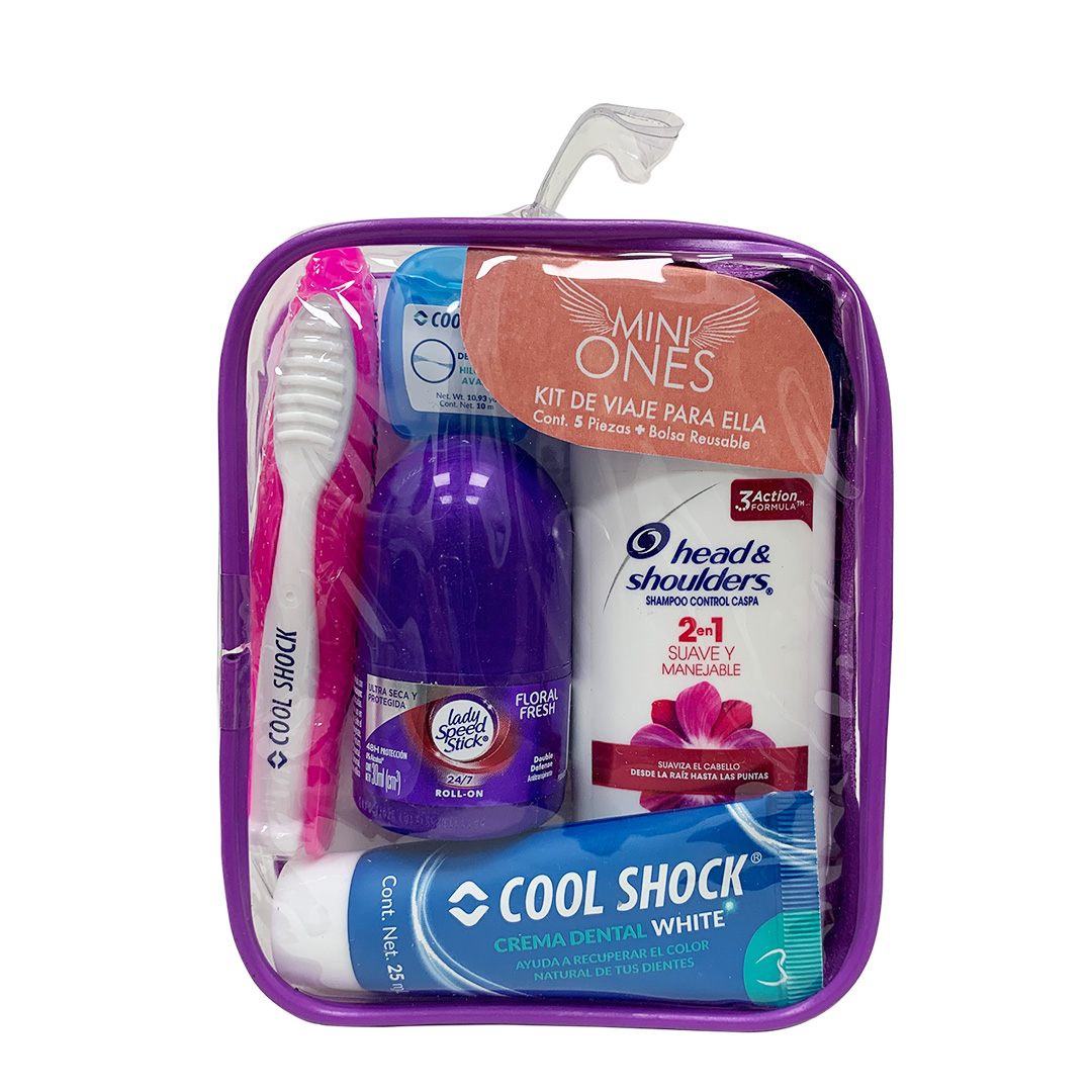 Kit de Viaje Mini Ones para Higiene Bucal, 4 pzas.